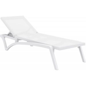Sunlounger Pacific White