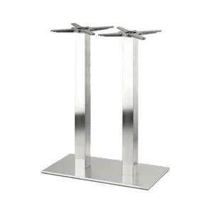 341HS-RVS Tafelonderstel RVS 341HS dubbele poot