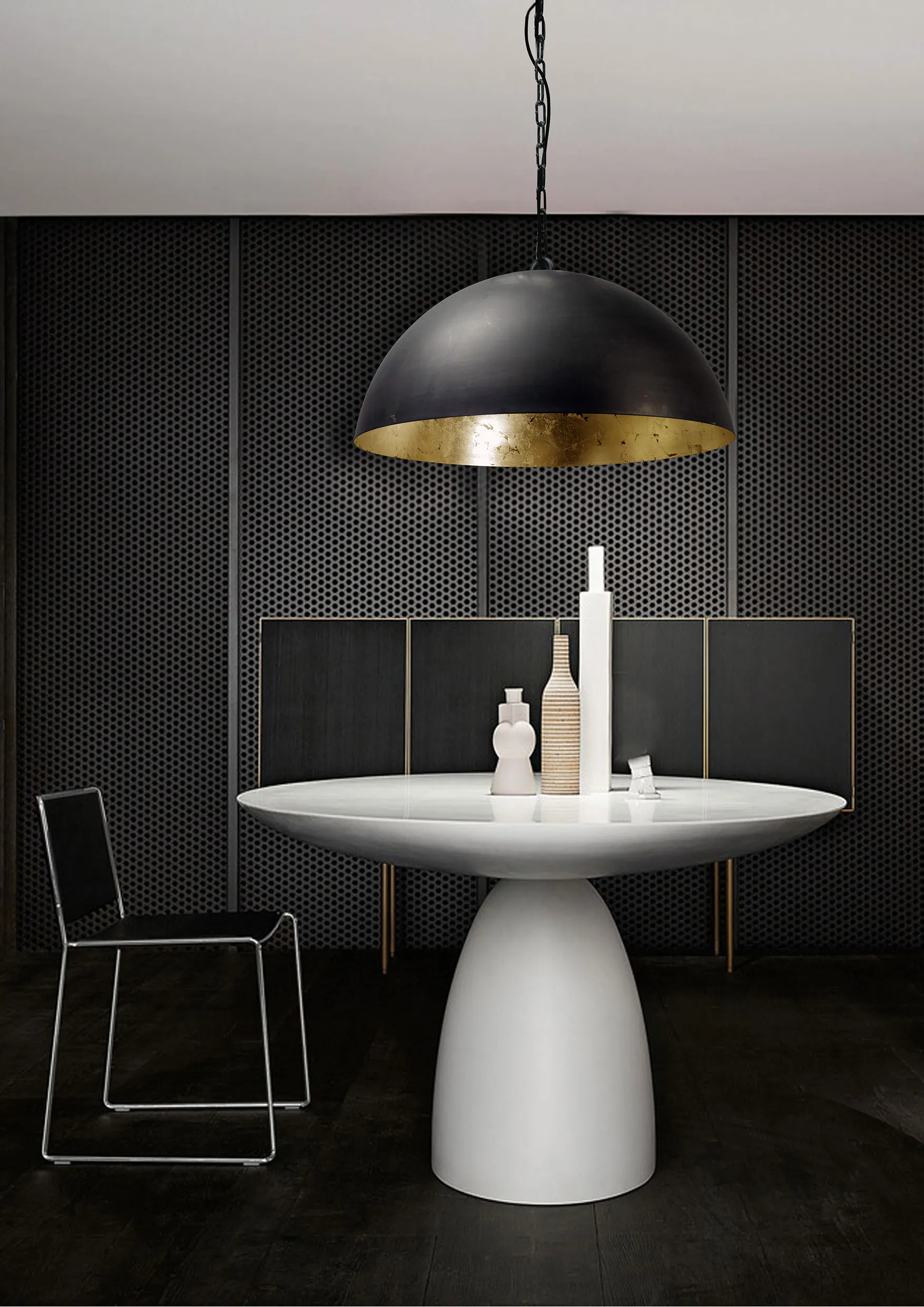 larino-sfeer-gunmetal-goldleaf Lamp Larino Gunmetal Goud