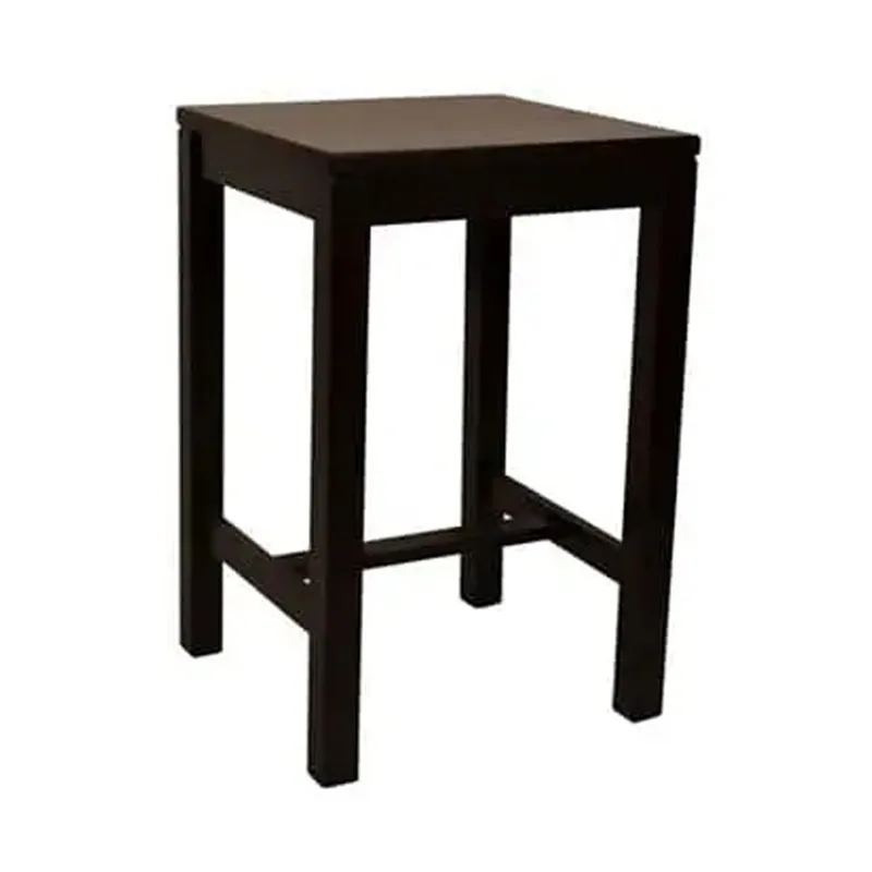 Bartafel blokpoot H-profiel vierkant Bartafel Blokpoot Hout H-profiel vierkant