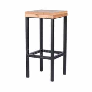 Barkruk Cesar zwart frame Barkruk Cesar hout