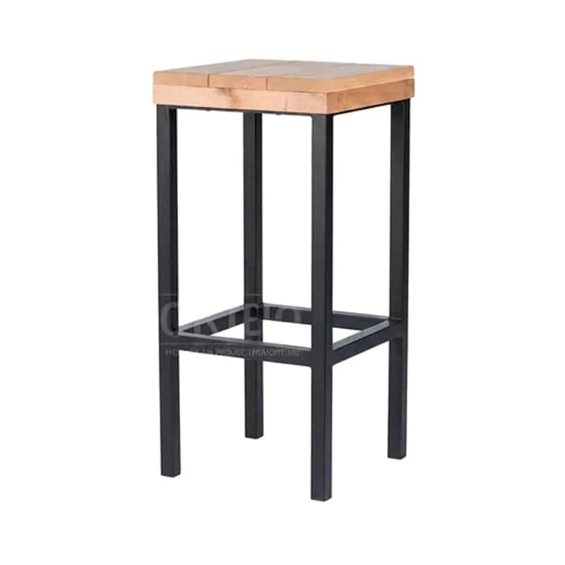 Barkruk Cesar hout