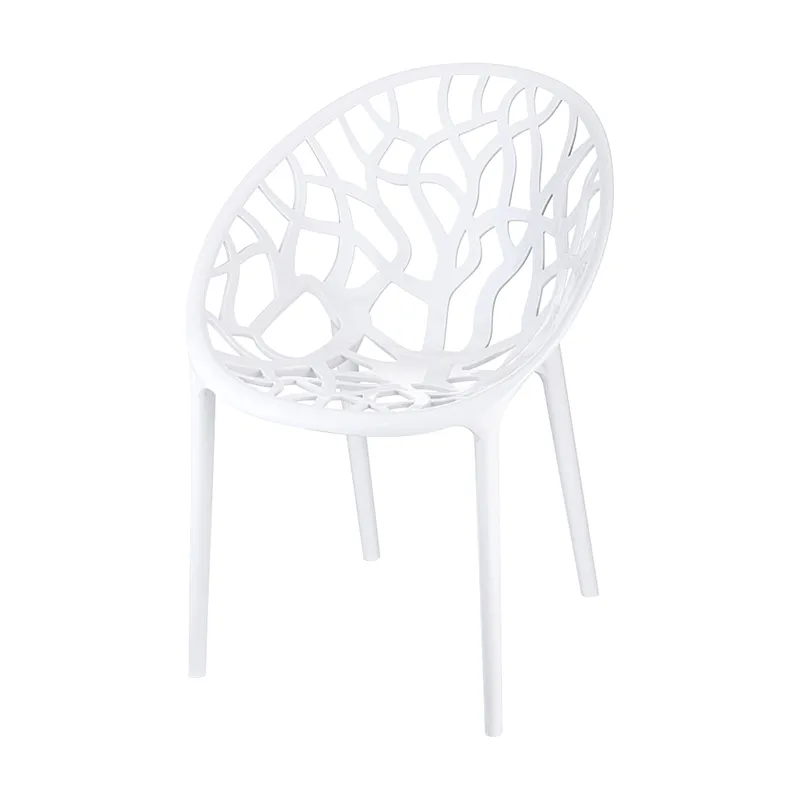 crystal wit Designstoel Crystal glossy white
