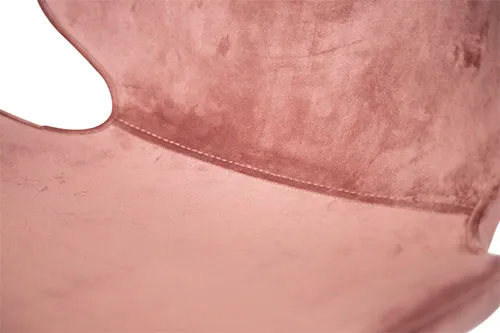 stoel-Ocean-roze-detailfoto Barkruk Ocean Velvet oud roze