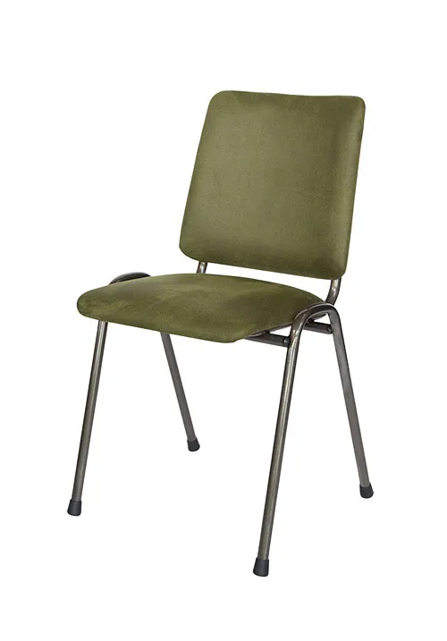 Stoel-Ryan-legergroen Stapelstoel Ryan