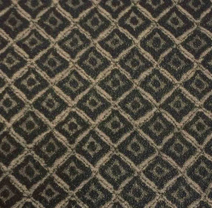 18109 quadraat black Stoel Richmond met printstoffering