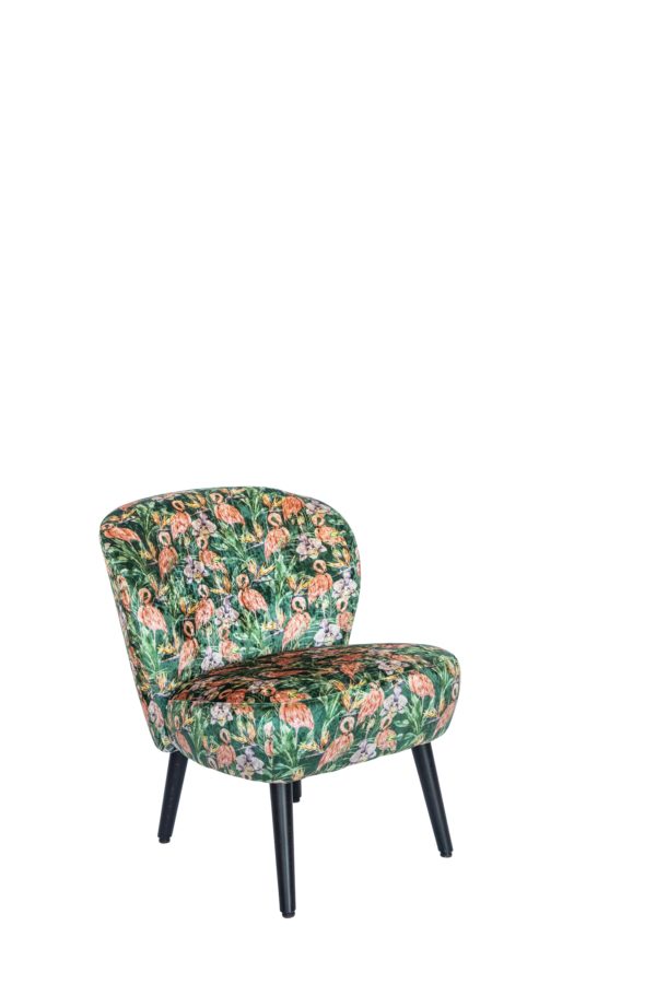 Fauteuil Sascha met print