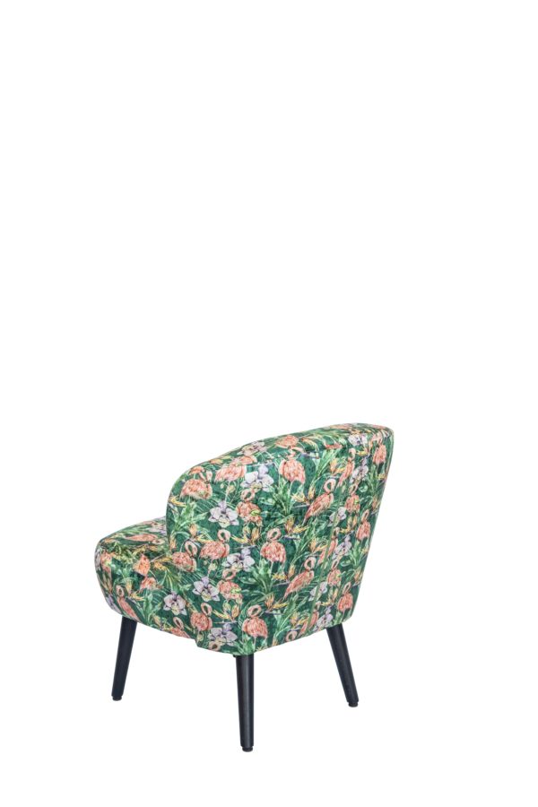 Fauteuil Sascha met print