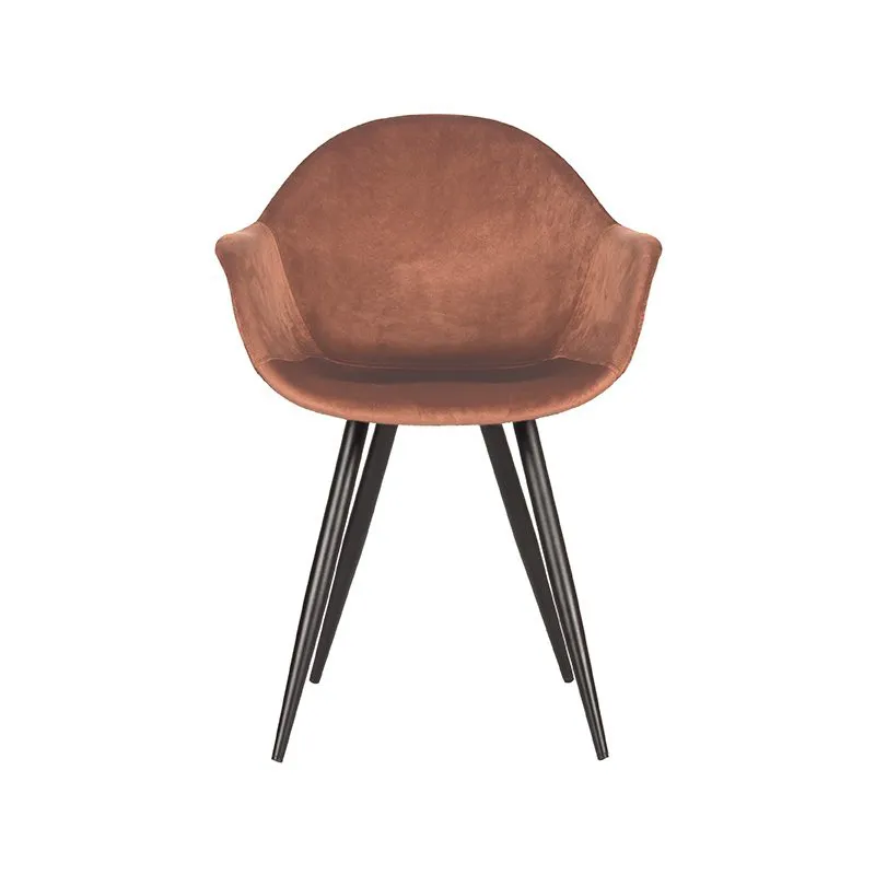 Floris roestbruin Stoel Floris Velvet roest