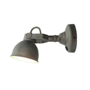 LED_Wandlamp_Bow_Burned_Steel_Metaal_14cm_1 Wandlamp Bow M burned metaal