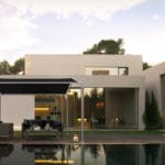 Terrasoverkapping Milano zwart