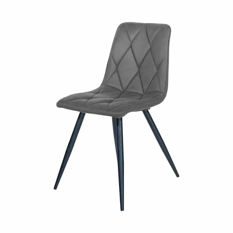 Tampa antraciet Stoel Tampa microfiber antraciet