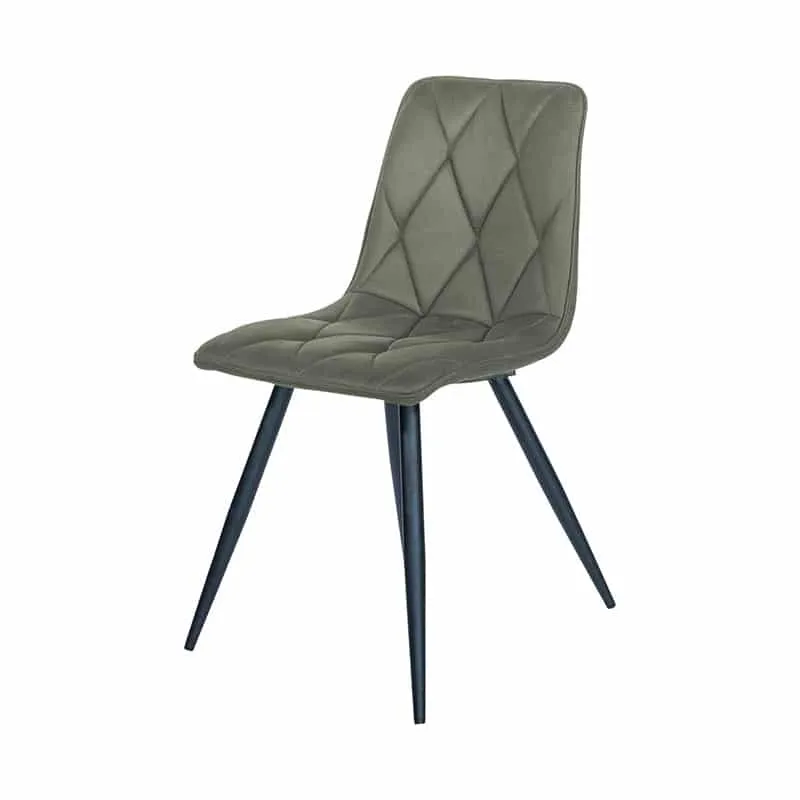 stoel Tampa legergroen Stoel Tampa microfiber legergroen
