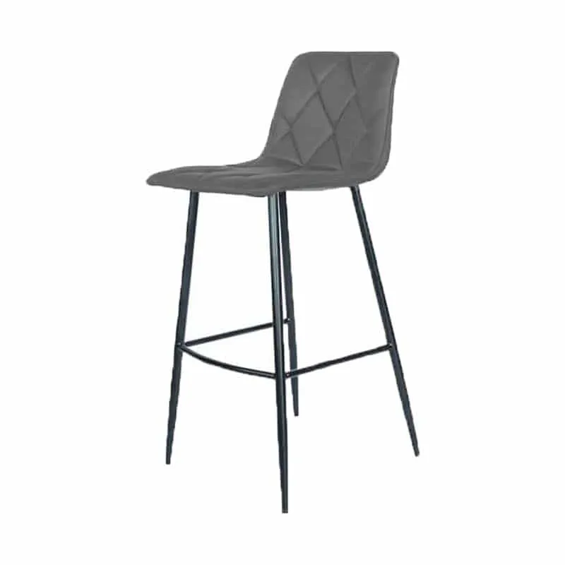 barkruk tampa antraciet Barkruk Tampa microfiber antraciet