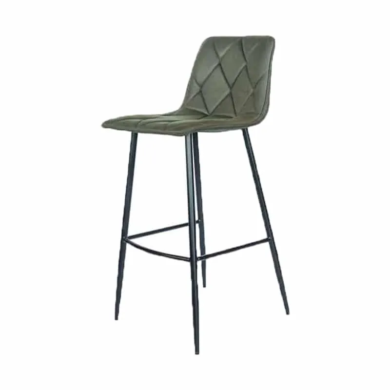 barkruk tampa legergroen Barkruk Tampa microfiber legergroen