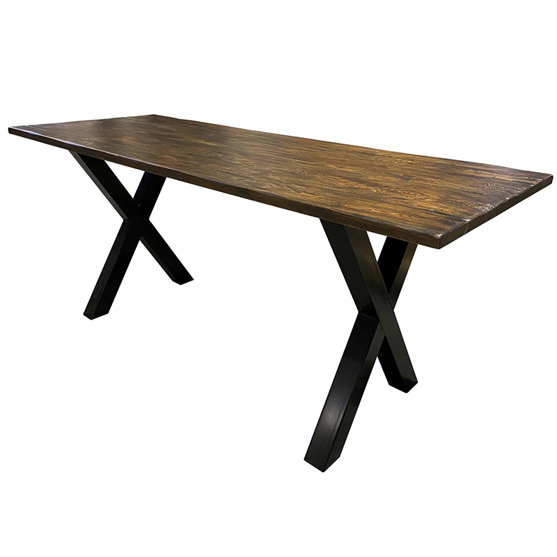 Bartafel Eiken Antiek X-poot
