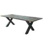 Tafel Eiken Antiek X-poot