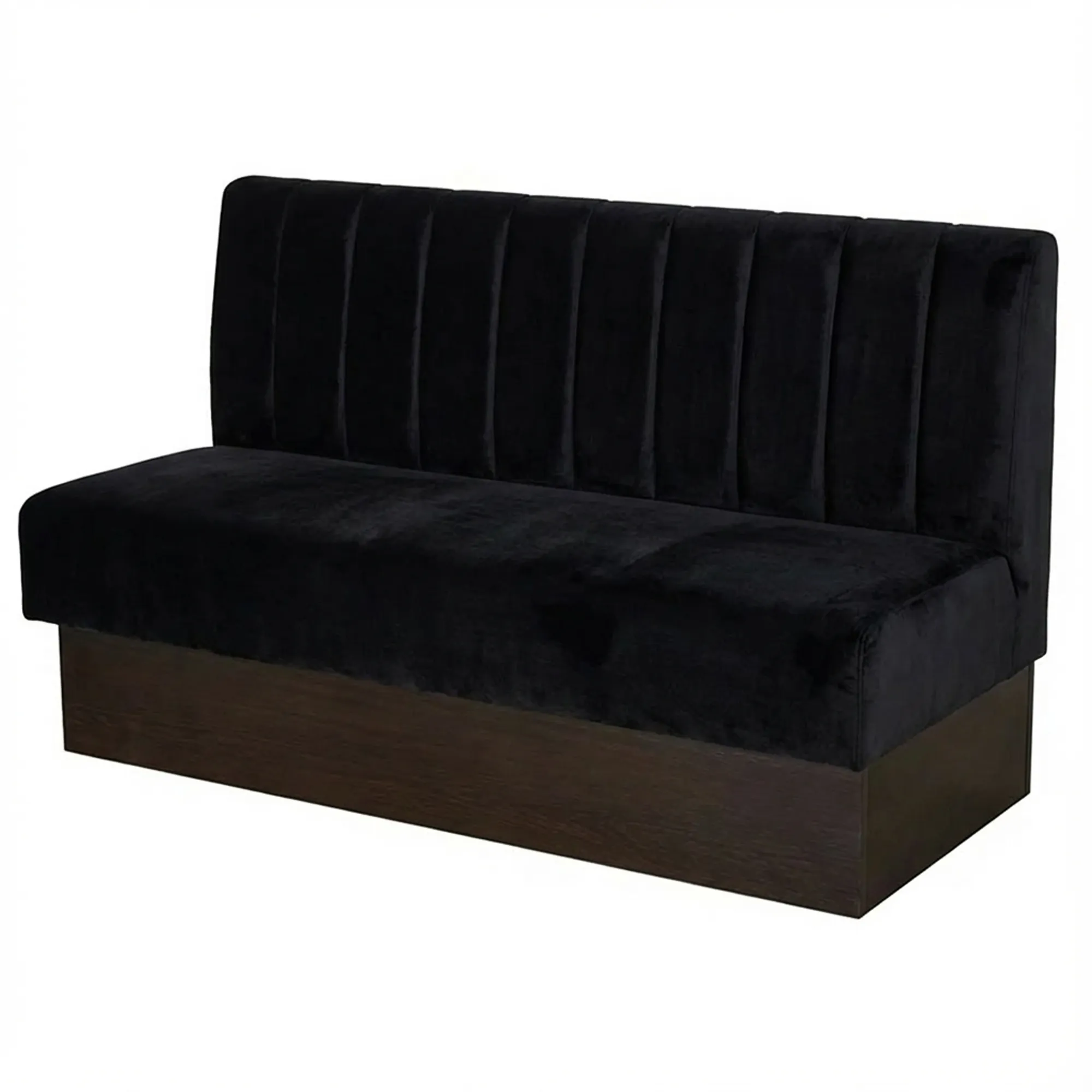 Wandbank Hugo velvet met box Wandbank Hugo met box