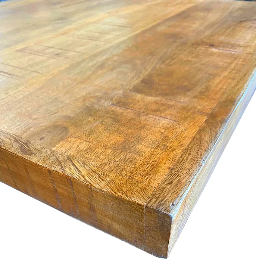 mango blad detail Tafelblad mangohout 70×70