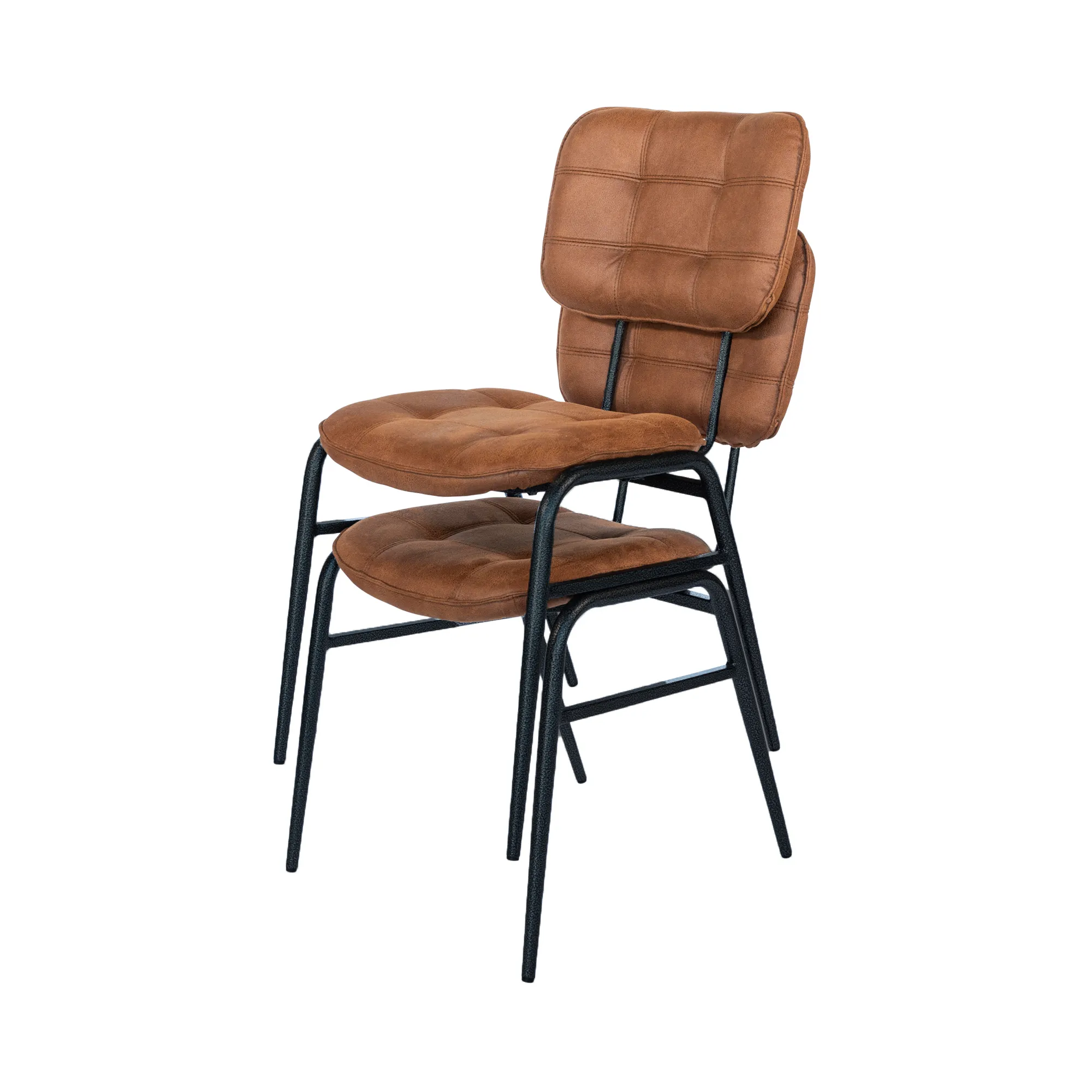 Stapelstoelen Denver Stapelstoel Denver microfiber legergroen