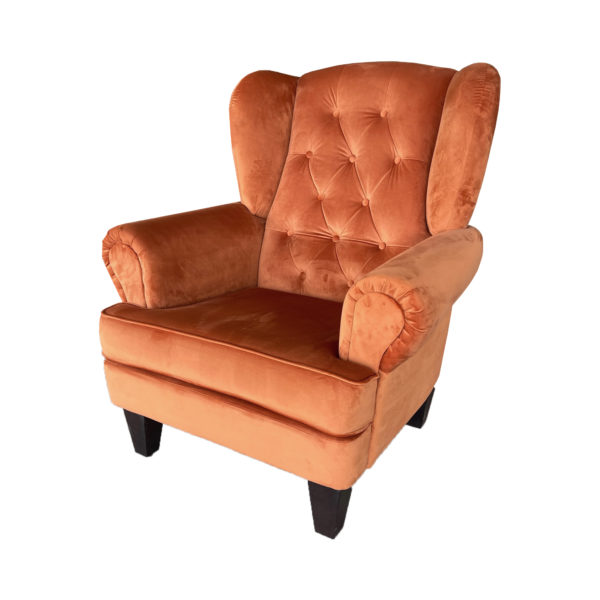 Fauteuil Victoria gecapitonneerd