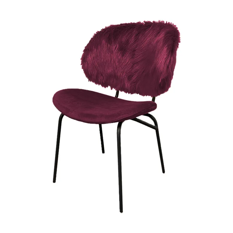 Alexia lichtpaars Stoel Alexia bordeaux