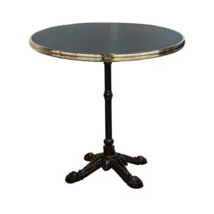 dark slate messing paris Bistrotafel Dark Slate