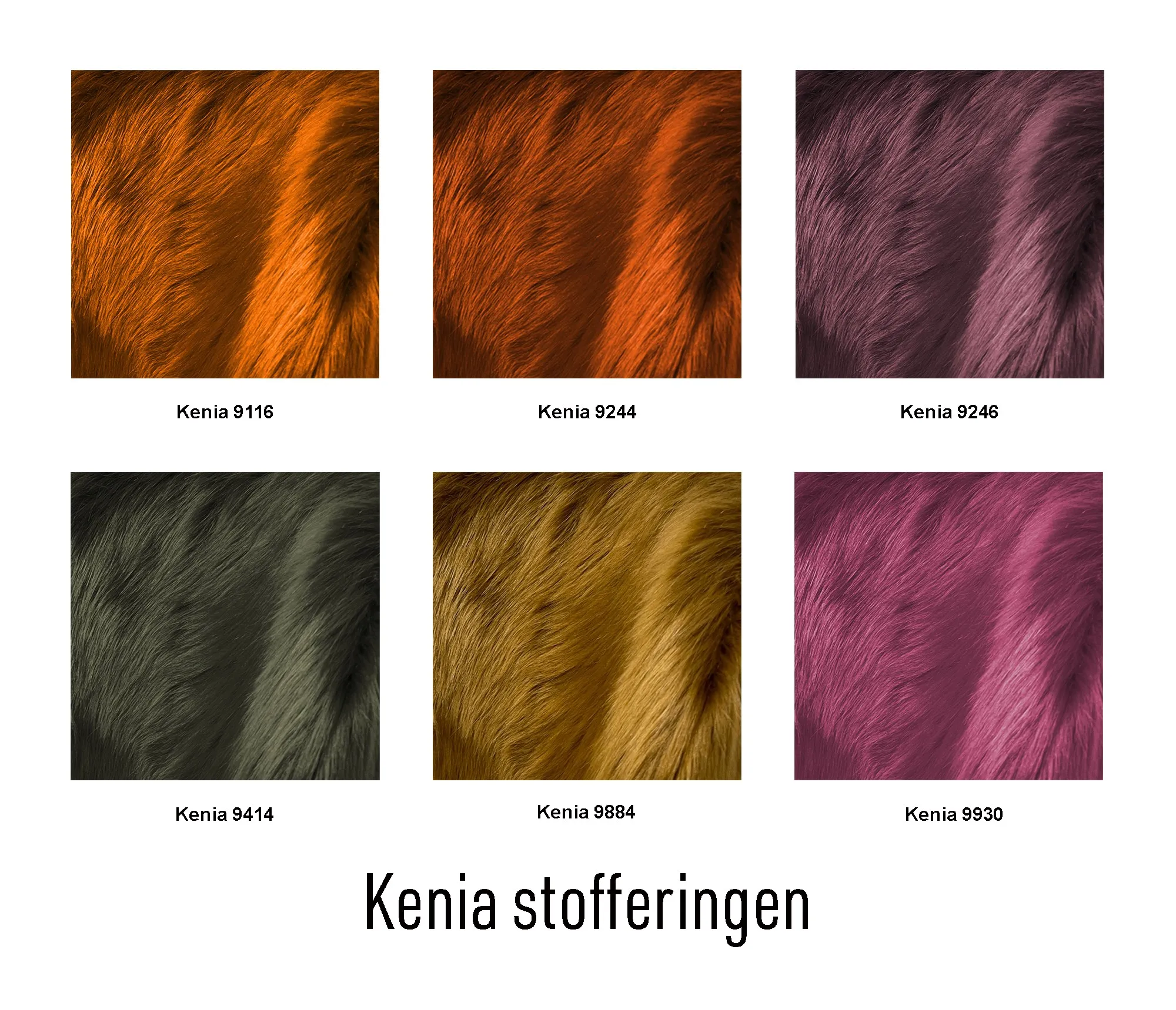 Kenia stofferingen Poef Floor rond
