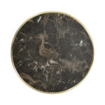 Terrastafelblad Brown Marble 5658 met messing rand