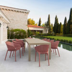 Terrasstoel Sky Pro marsala