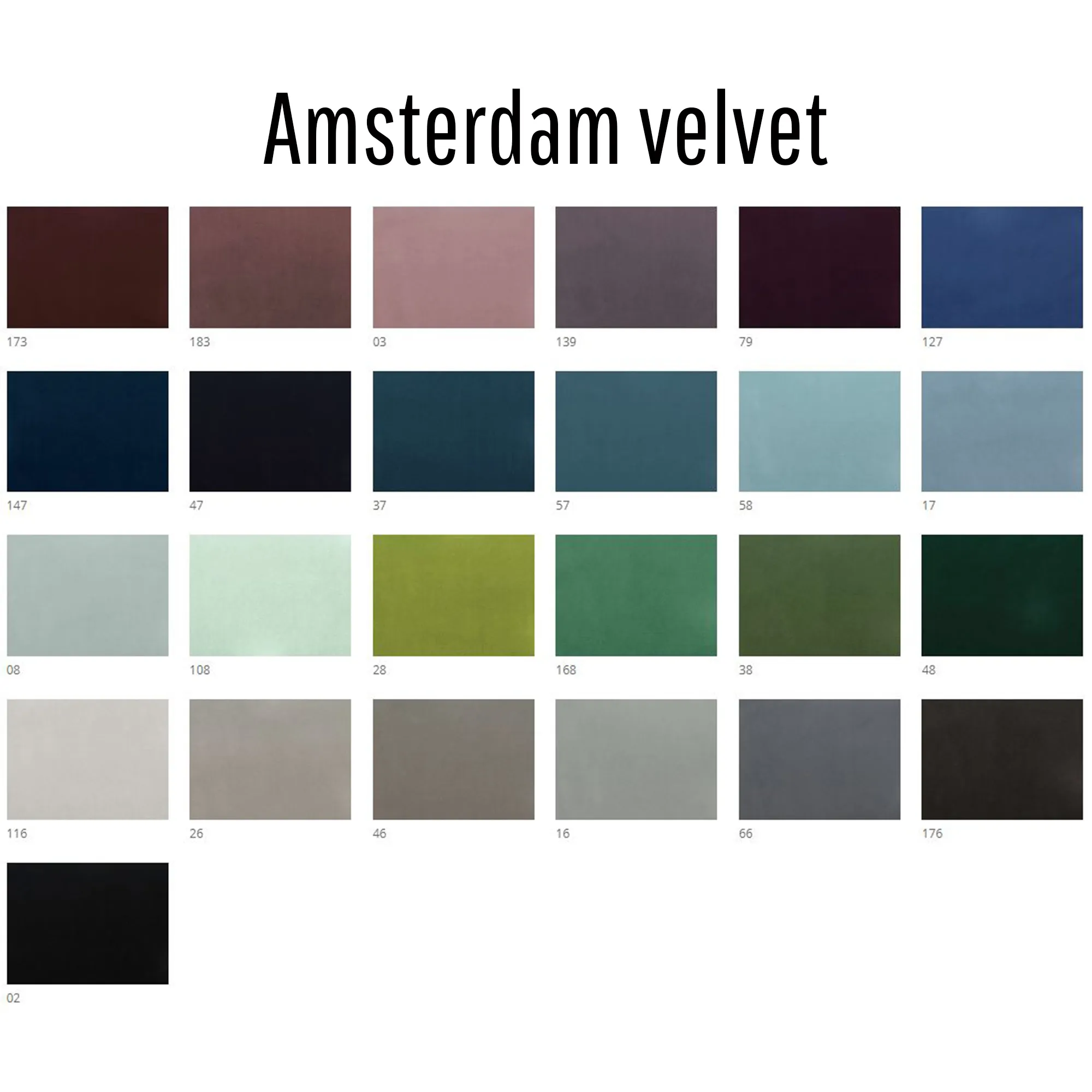Amsterdam velvet 2 Stoel Mees