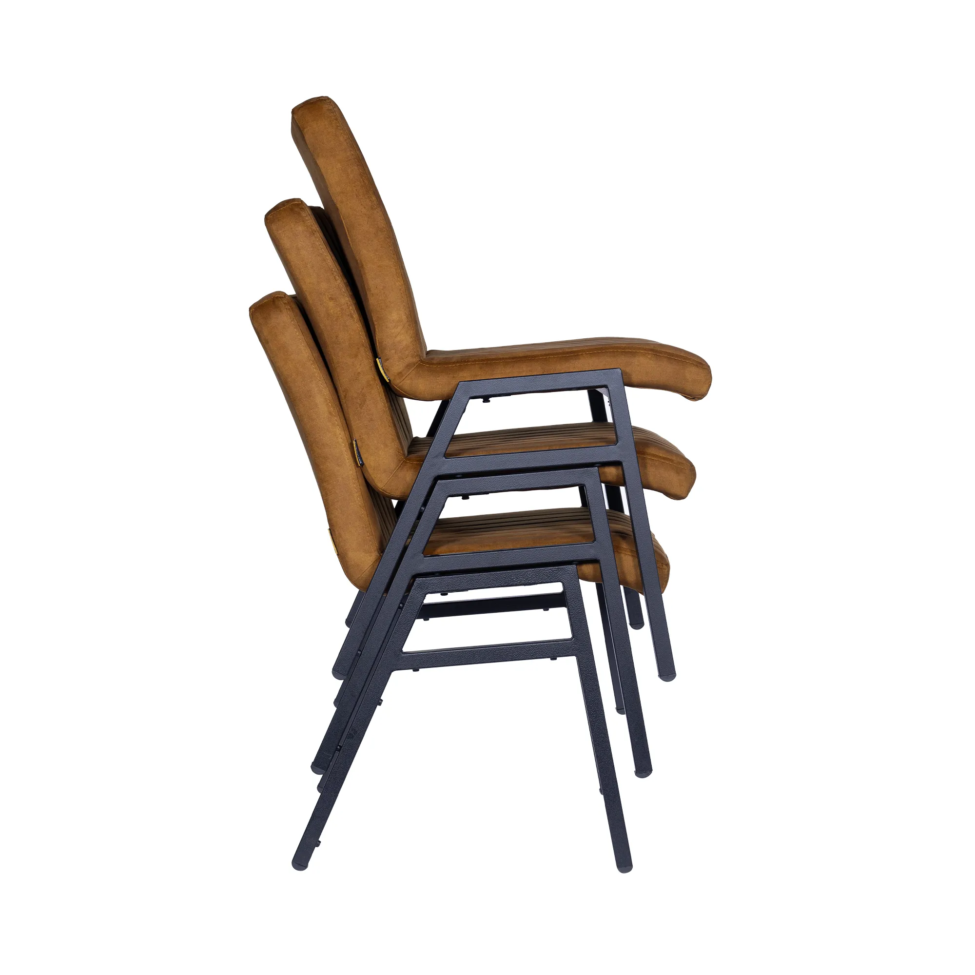 Stapelstoel Memphis cognac Stapelstoel Memphis