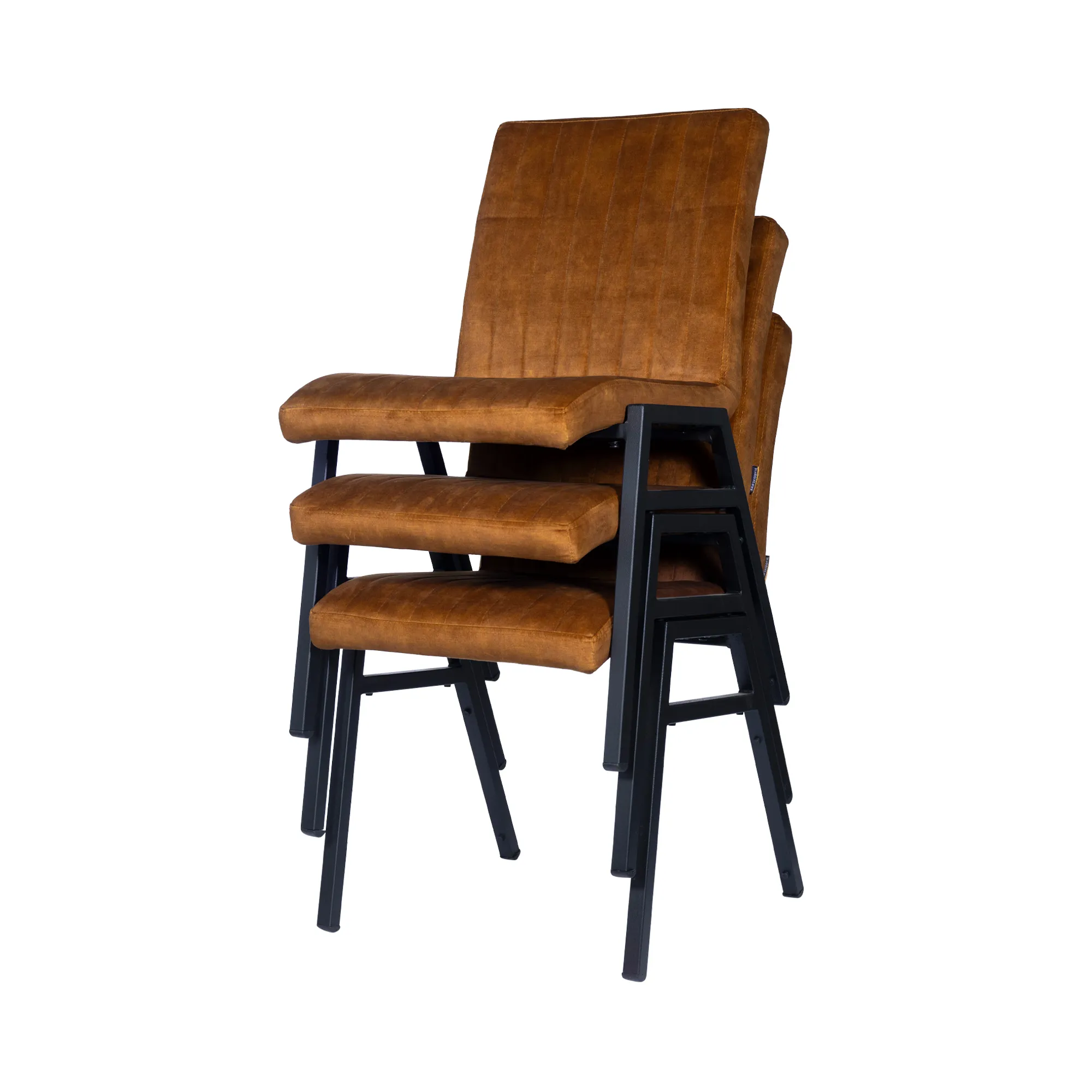 Stapelstoel Memphis cognac Stapelstoel Memphis