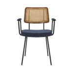 Armstoel Bach blauw