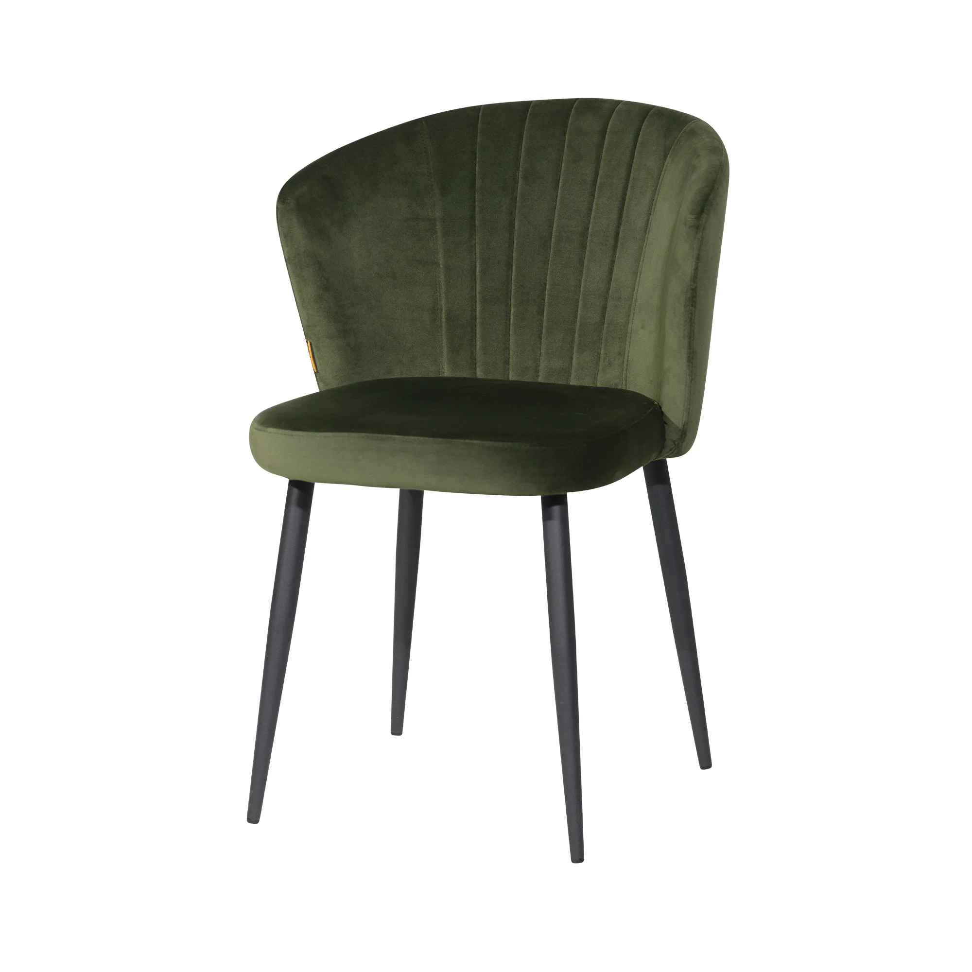 Stoel Richmond velvet legergroen Stoel Richmond velvet legergroen