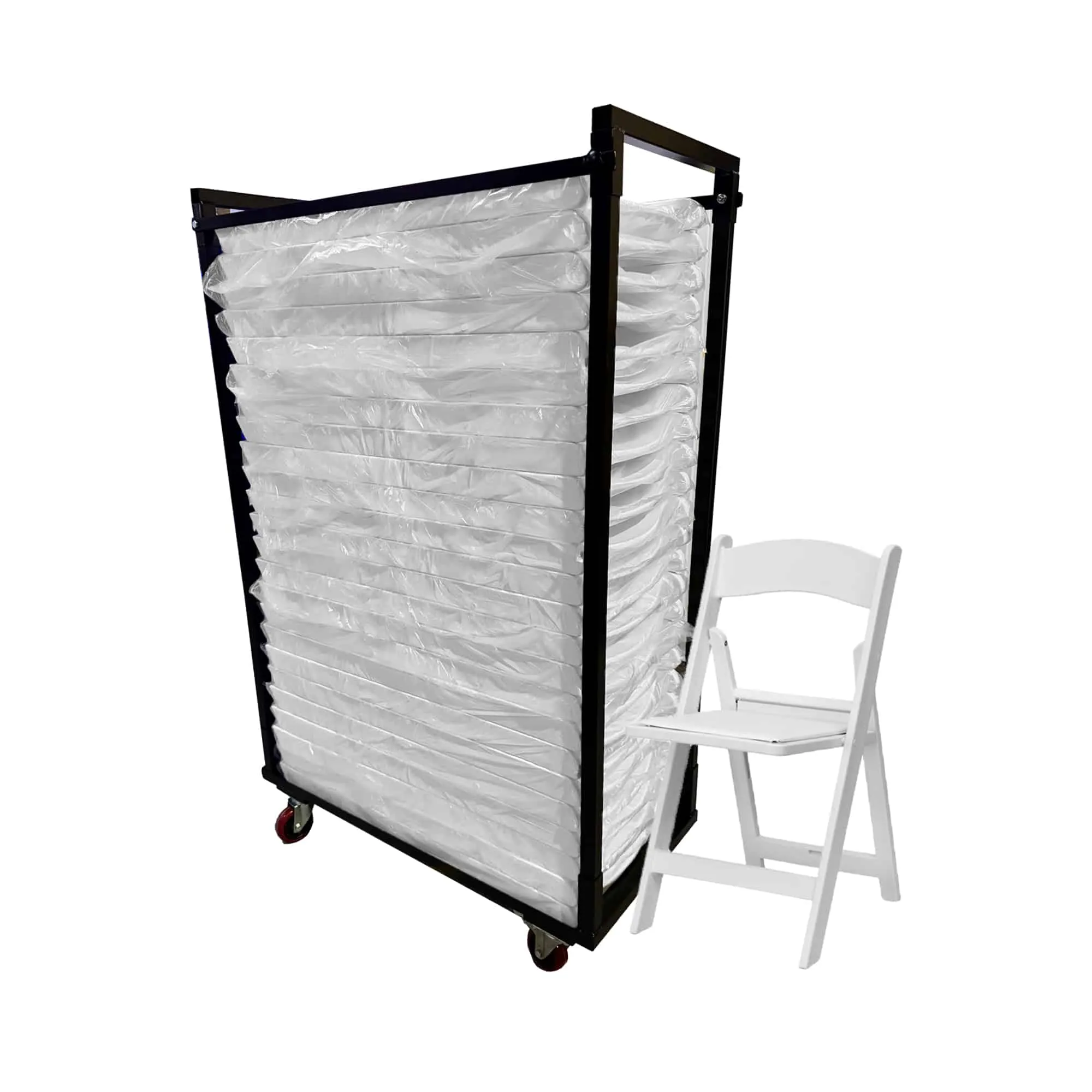 Budget weddingchair set wit Budget weddingchair set wit 24 stuks