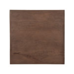 Tafelblad mangohout Espresso 70×70