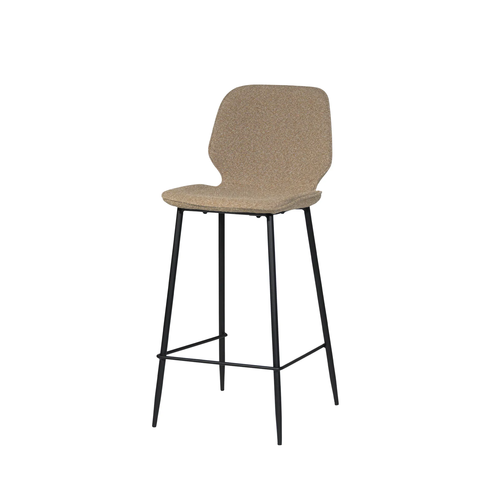 Barkruk Ocean halfhoog bouclé Barkruk Ocean bouclé halfhoog