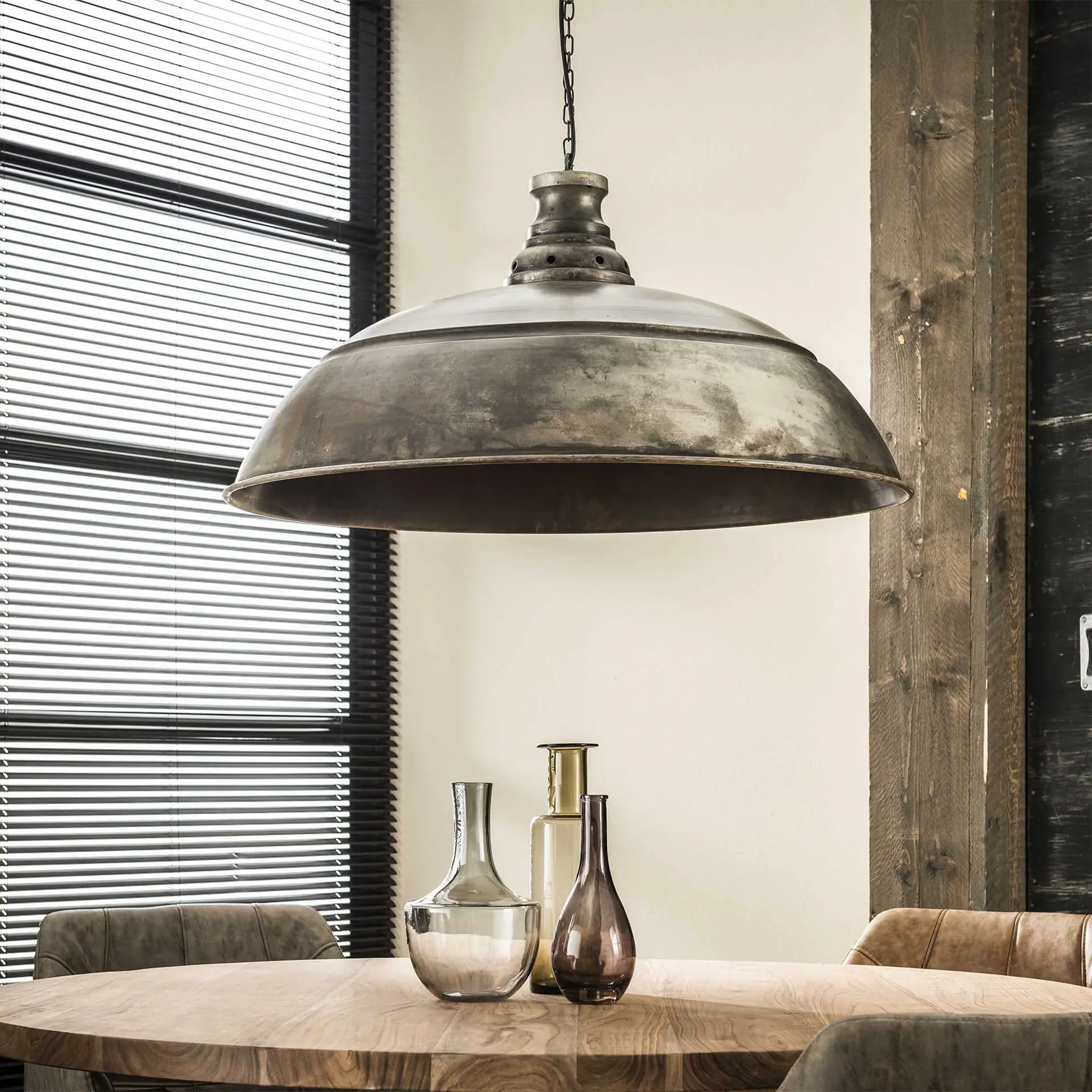 Hanglamp Industry oud zilver Hanglamp Industry oud zilver