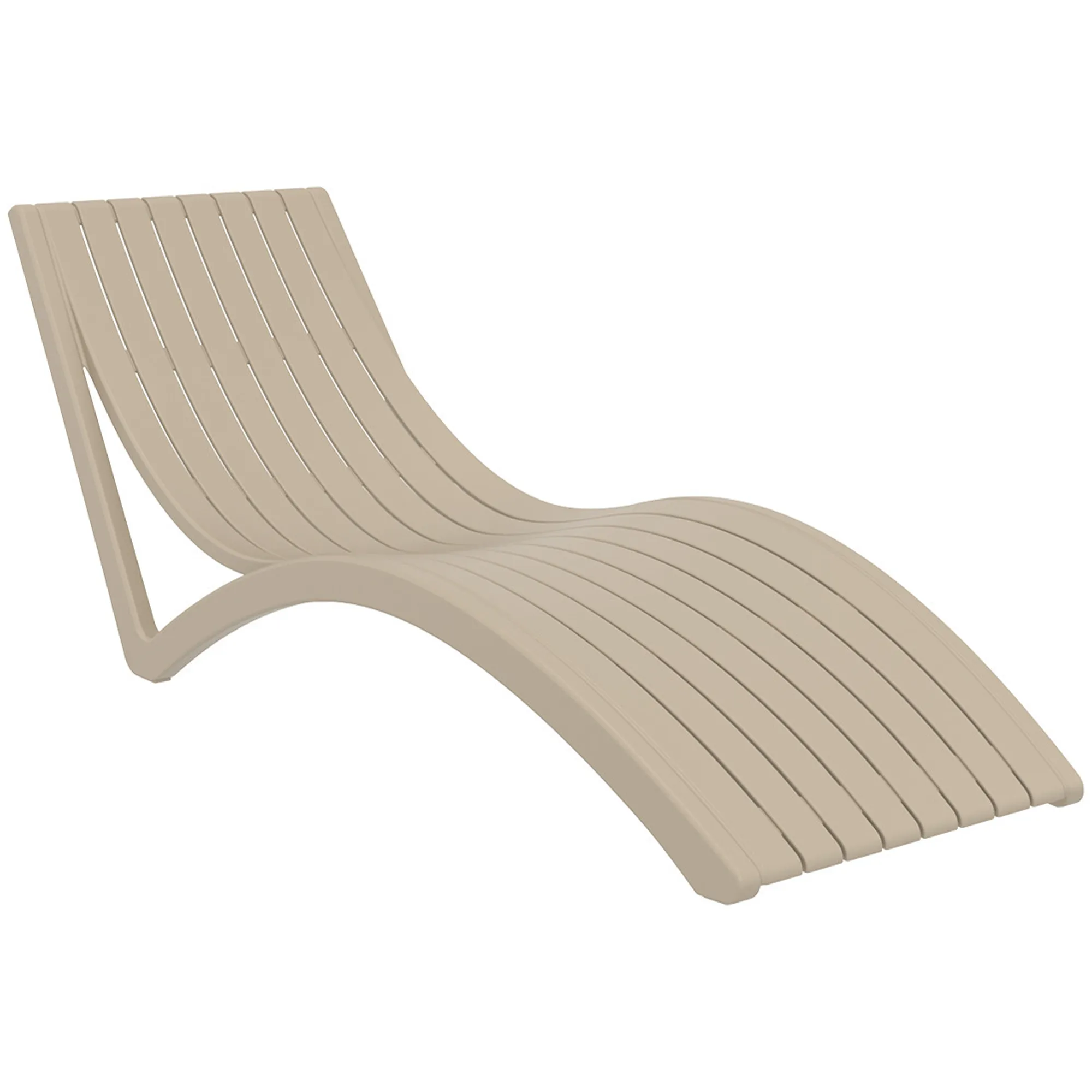 Sunlounger Slim taupe Sunlounger Slim taupe