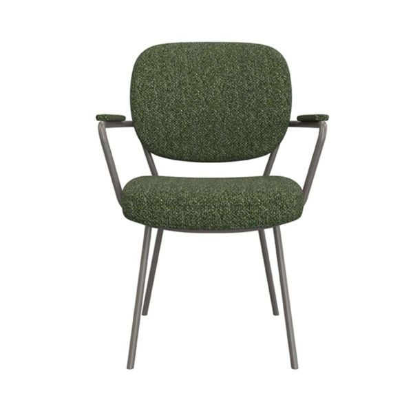 Armstoel Laura forest bouclé