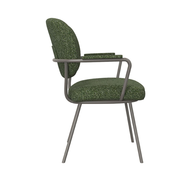 Armstoel Laura forest bouclé