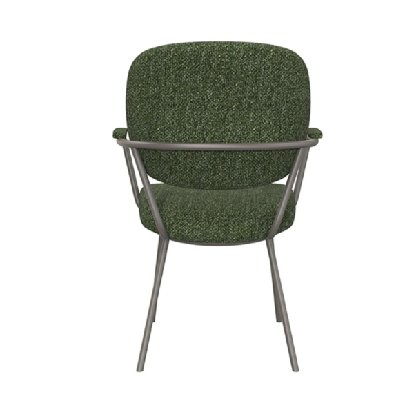 Armstoel Laura forest bouclé