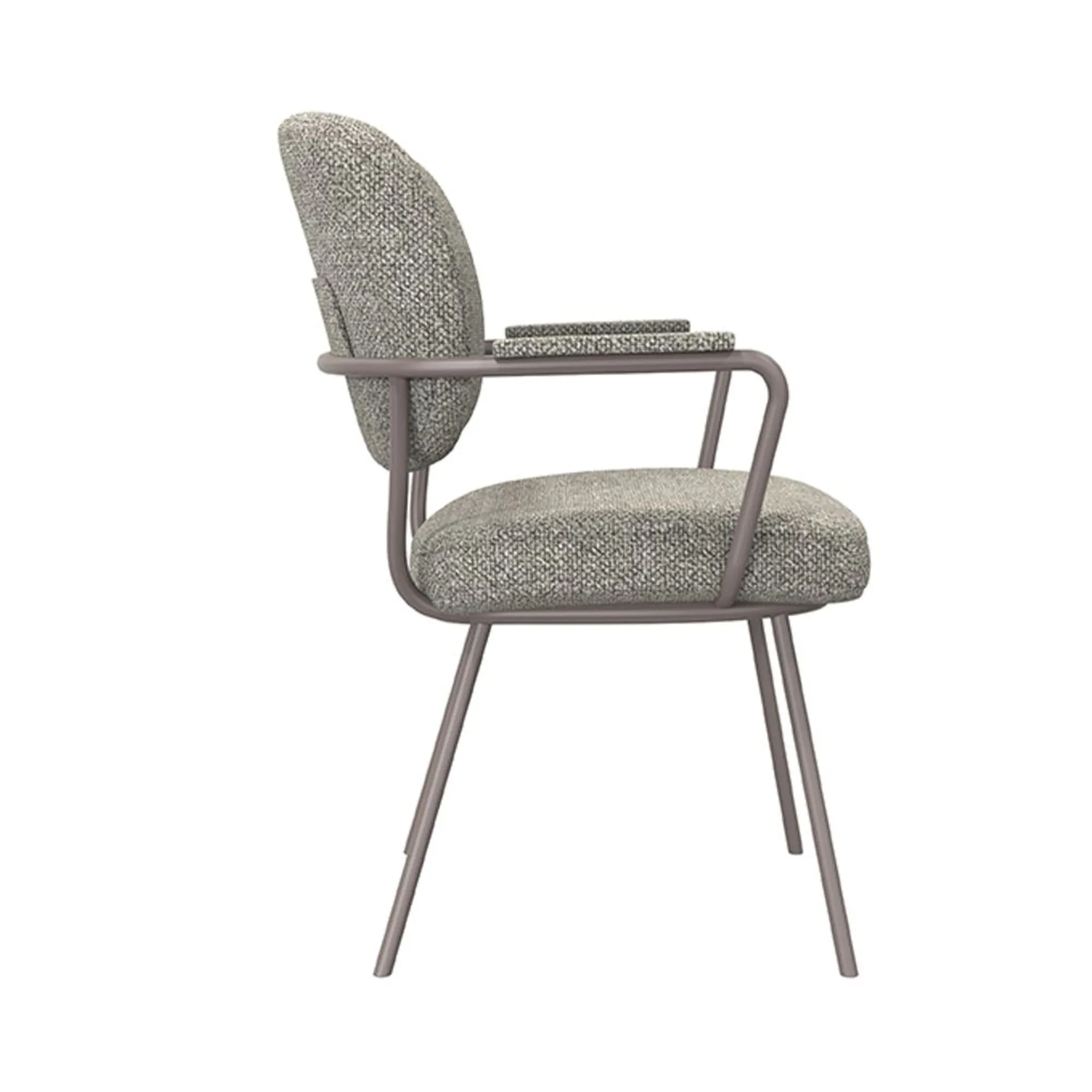 Armstoel Laura mushroom Armstoel Laura mushroom bouclé