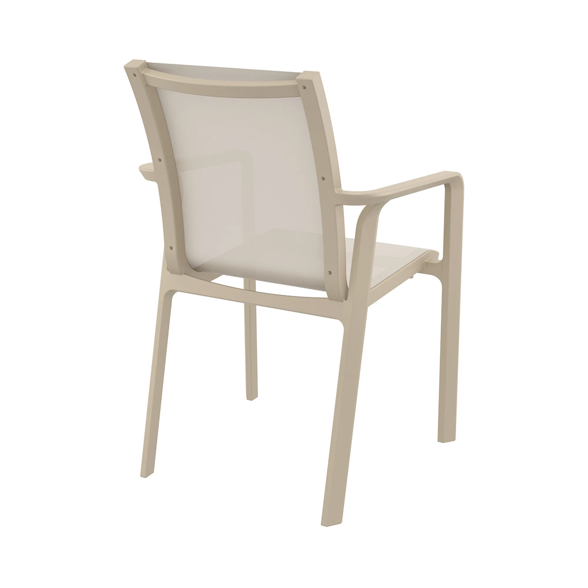 Armstoel Pacific taupe 3 Terrasstoel Pacific taupe