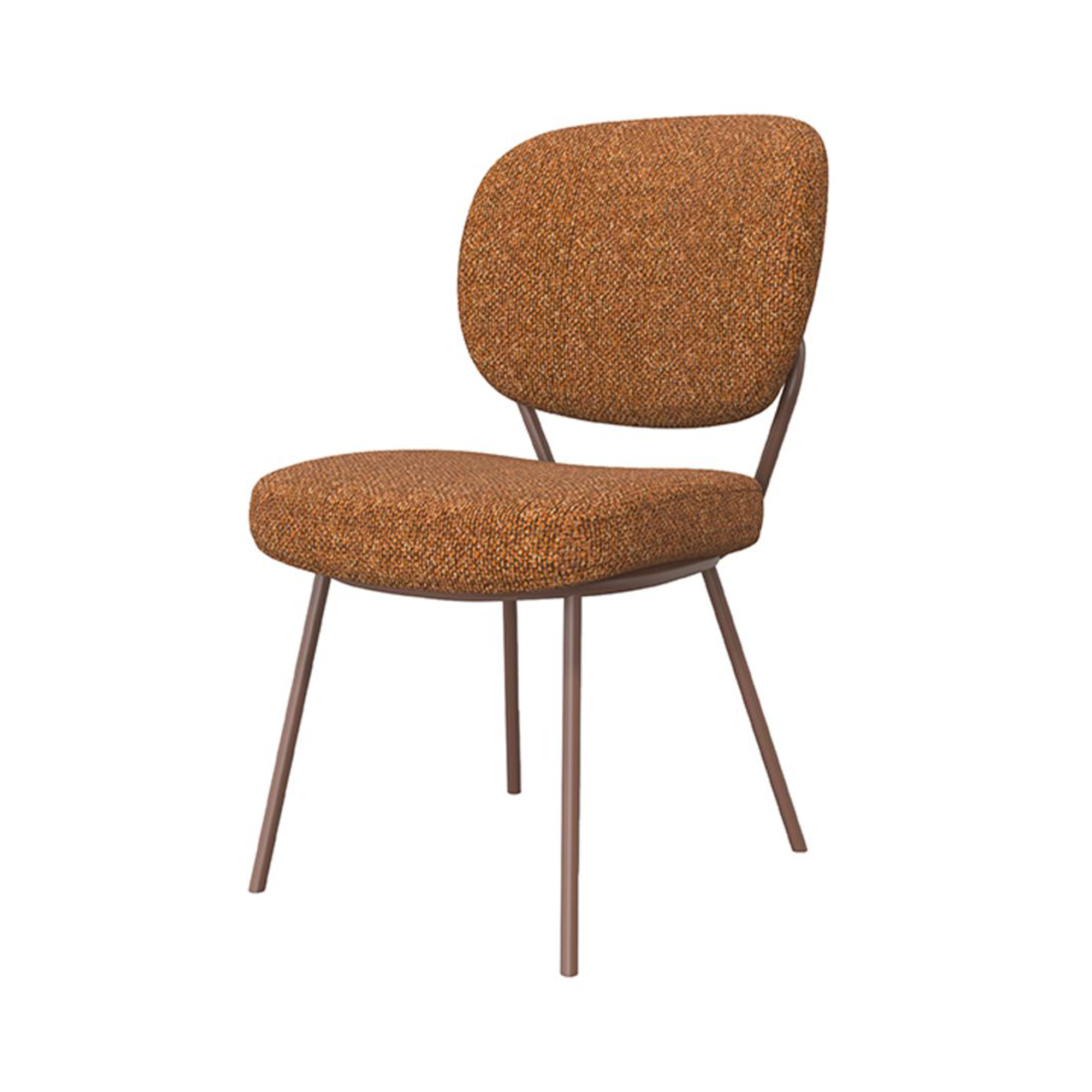 Stoel Laura coral bouclé