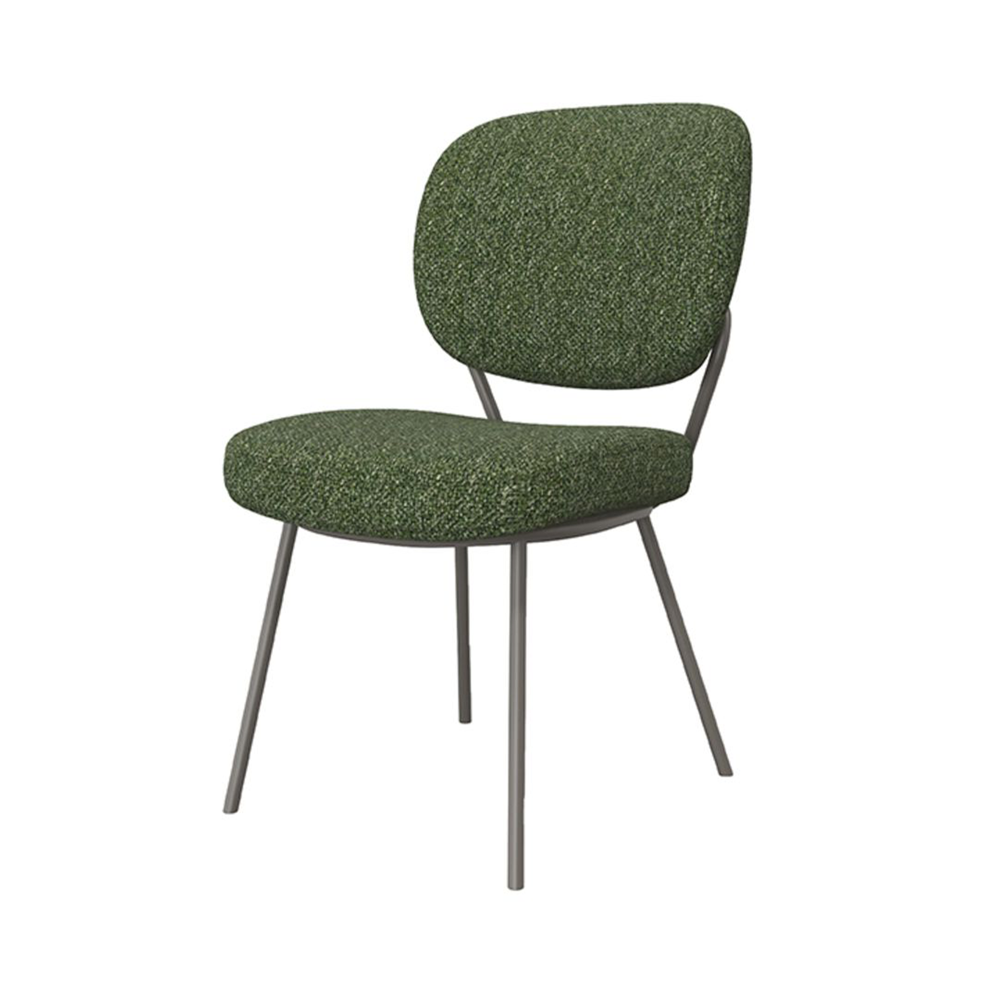 Stoel Laura forest bouclé