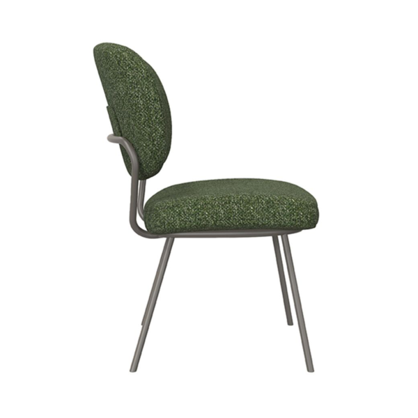 Stoel Laura forest bouclé