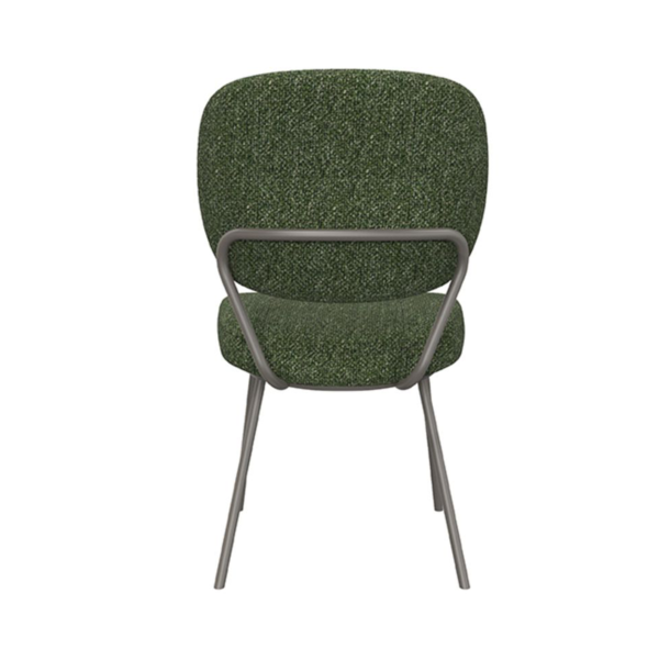 Stoel Laura forest bouclé