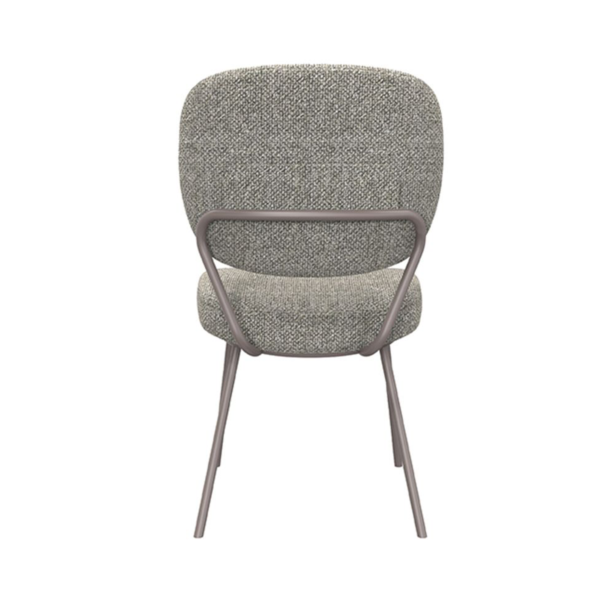 Stoel Laura mushroom bouclé